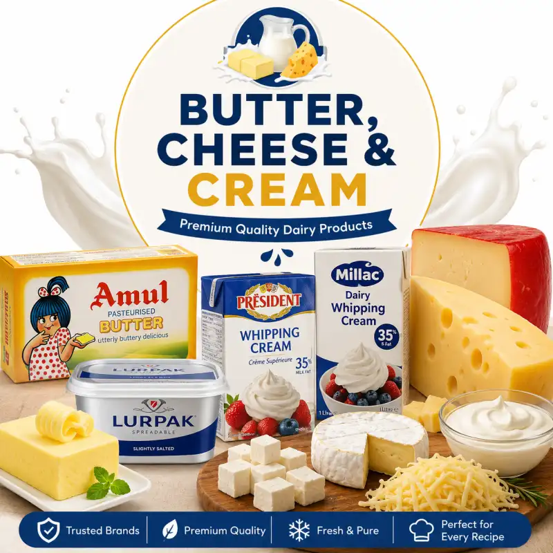 Butter, Cheese & Cream