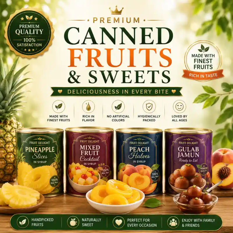 Canned Fruits & Sweets