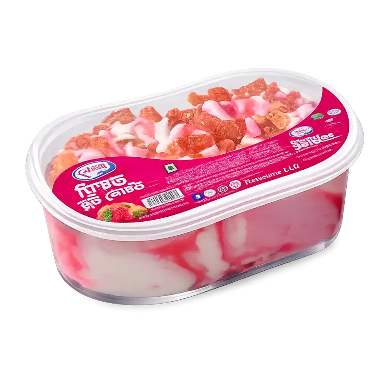 Double Sundae Strawberry & Vanilla Ice Cream 1 Liter