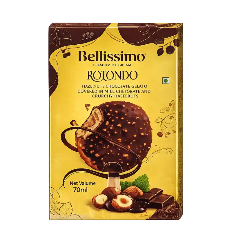 Za N Zee Bellissimo Rotondo Chocolate Ice Cream 70ml
