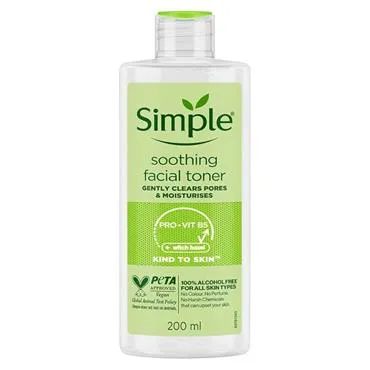 Simple soothing facial toner 200ml