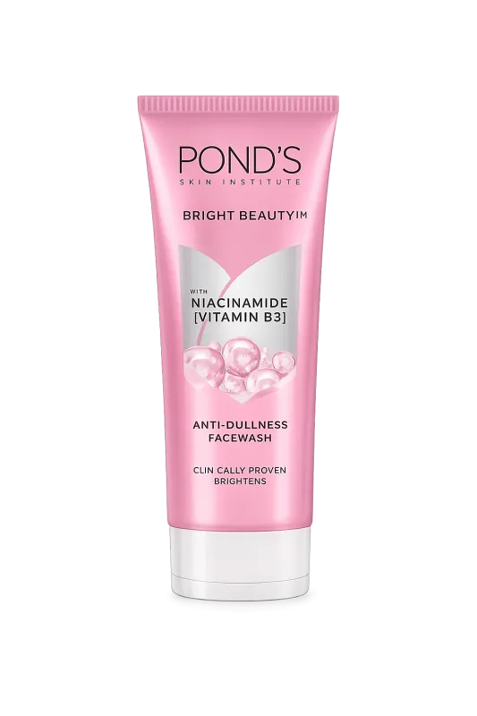 POND'S Bright Beauty Anti-Dullness Face Wash with Niacinamide (Vitamin B3) 100gm