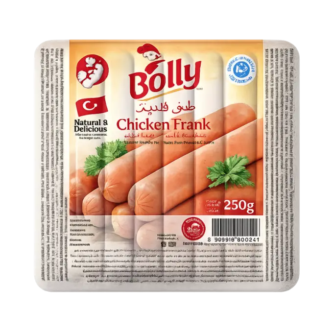 Bolly Chicken Franks Turkey 340gm