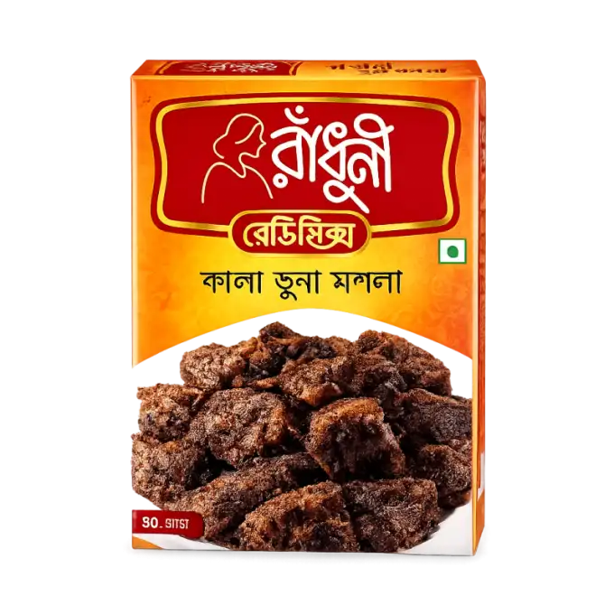 Radhuni Kala Bhuna Masala 80g – Premium Spice Mix for Authentic Kala Bhuna