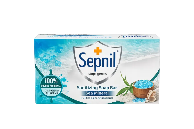 Sepnil Sanitizing Soap Bar 100g | Germ Protection Bath Soap