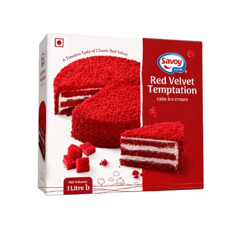 Savoy Red Velvet Temptation Cake Ice Cream 1Ltr