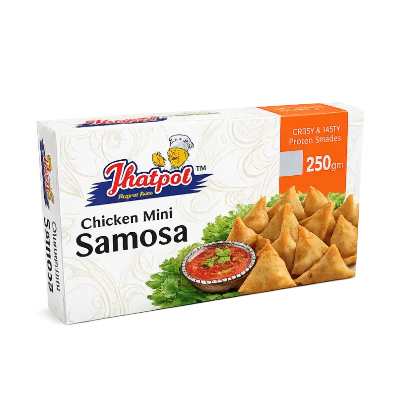 Jhatpot Chicken mini Somusa 250Gm