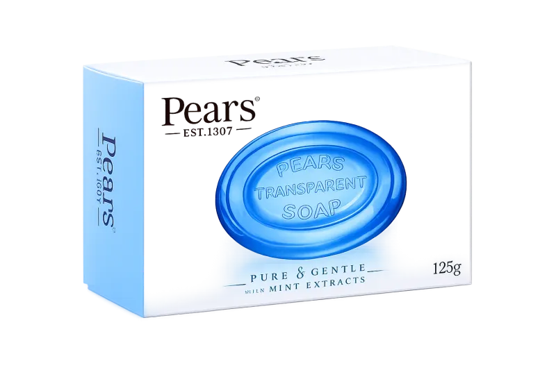 Pears Pure & Gentle Blue Soap 125g | Glycerin Bath Soap