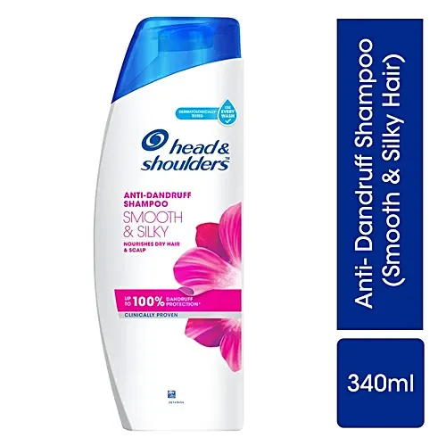 Buy Head & Shoulder Anti Dandruff Shampoo - Smooth & Silky 340 ml