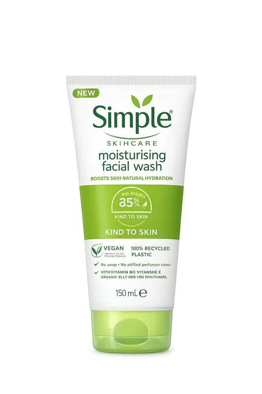 SimSimple Kind to Skin Moisturising Facial Wash 150ml