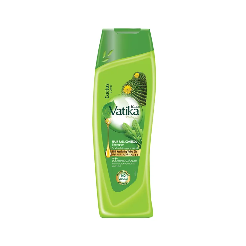 Vatika Naturals Hair Fall Control Shampoo - Cactus & Gergir-400ml