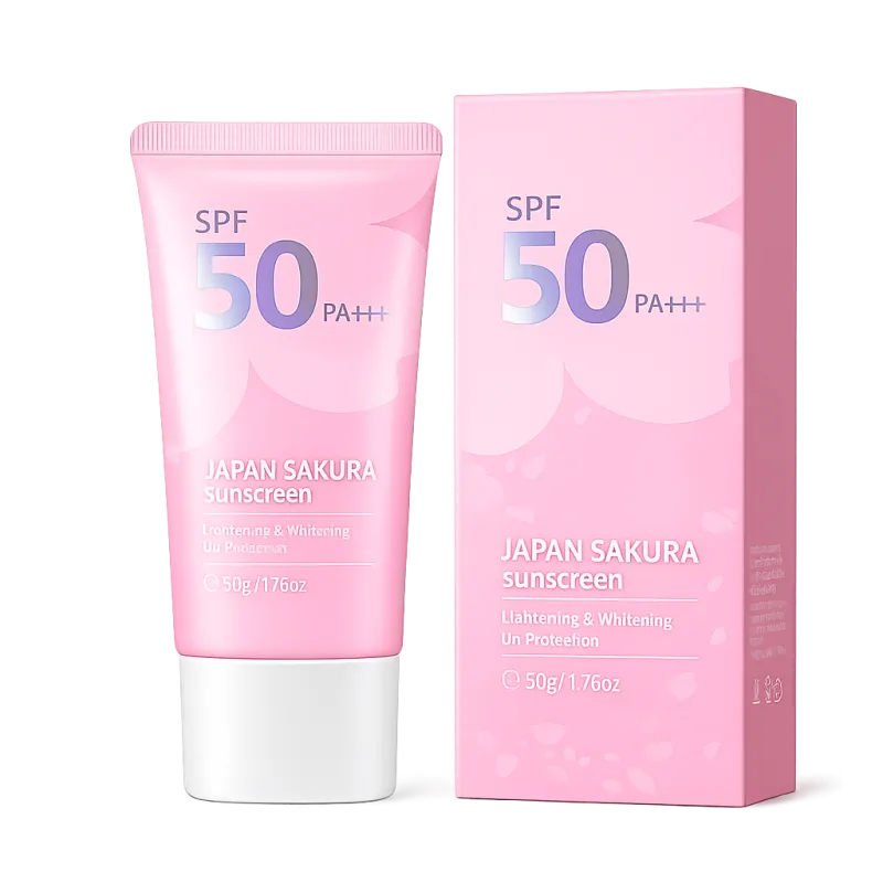 LAIKOU Japan Sakura Whitening Sunscreen SPF 50 PA+++ 50gm