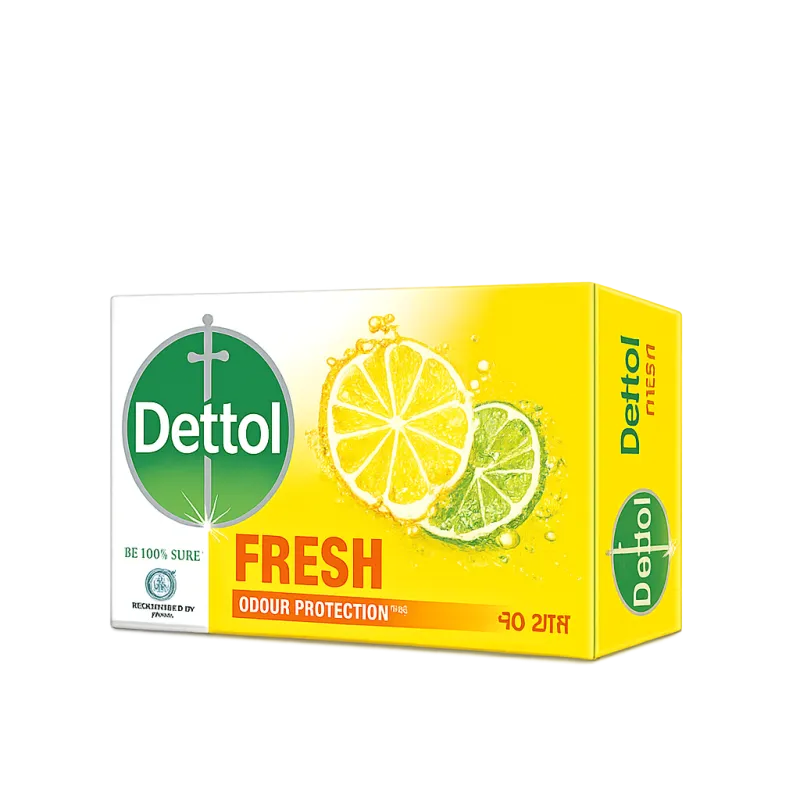 Dettol Fresh Antibacterial Soap 75g | Fresh Bath Soap with Germ Protection