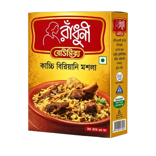 Radhuni Kachchi Biryani Masala 40g – Premium Spice Mix for Authentic Kachchi Biryani