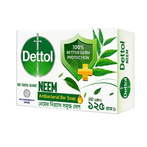 Dettol Neem Antibacterial Soap 125g | Germ Protection Bath Soap