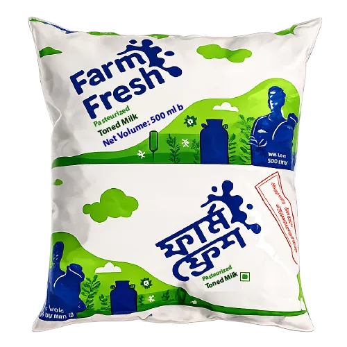 Farm Fresh Toned Milk 500ml