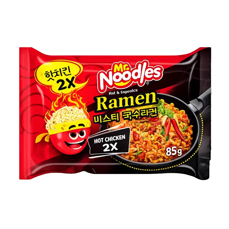 Mr. Noodles Ramen Hot Chicken 2x Spicy Flavor 85gm