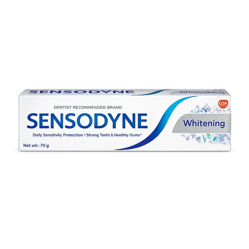 Sensodyne Whitening Toothpaste 70g | Sensitive Teeth & Whitening Care