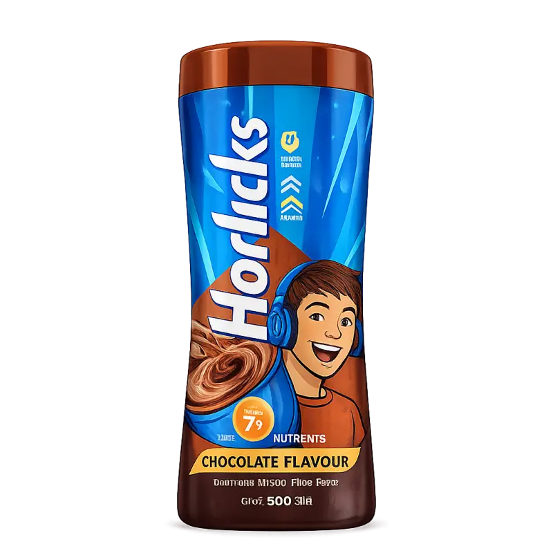 Horlicks Chocolate Health & Nutrition Drink 500g | Chocolate Flavour Malted Drink