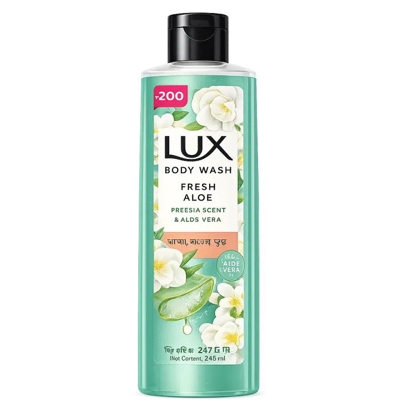 Lux Body Wash Freesia Scent & Aloe Vera 245ml