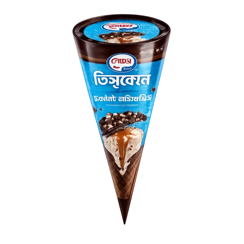 Savoy Discone Vanilla Choco Brownie Ice Cream