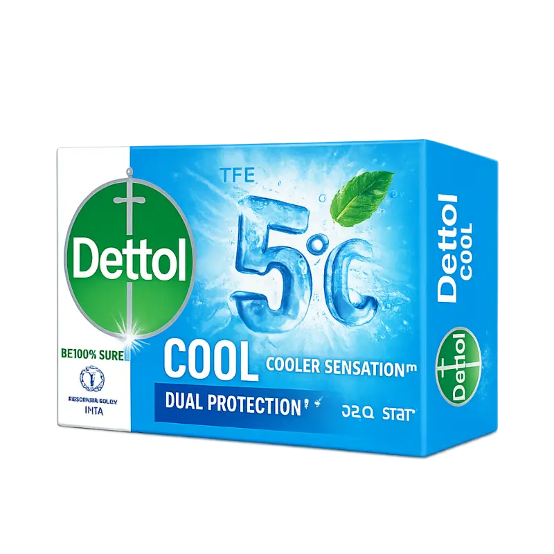 Dettol Cool Antibacterial Soap 75g | Cooling Germ Protection Bath Soap