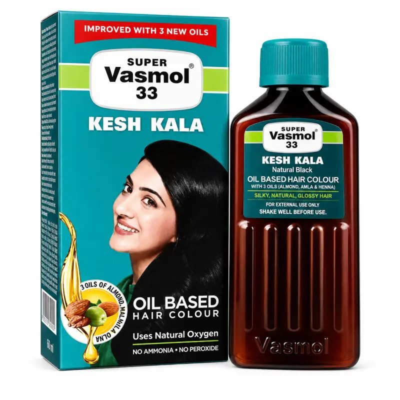 Super Vasmol 33 Kesh Kala Hair Dye 100ml