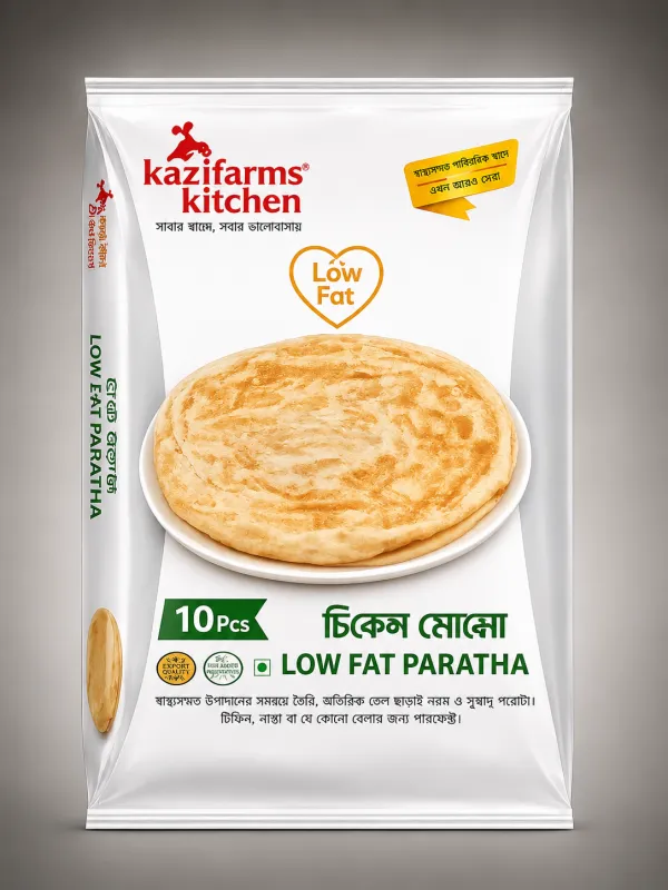 Kazi Farms Low Fat Paratha 10 Pcs