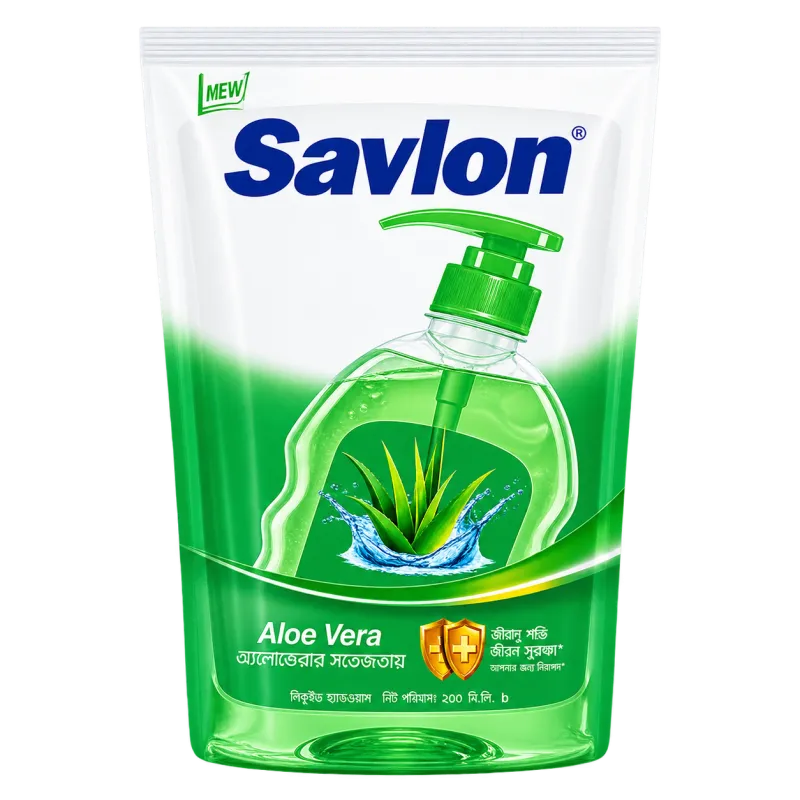Savlon Handwash Aloe Vera 170ml Pouch
