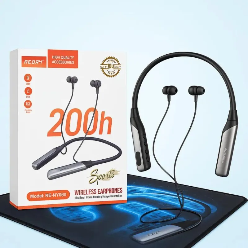 Recrsi wireless Neckband Bluetooth Earphone RE-NY060
