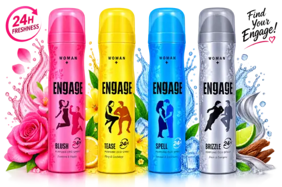 Engage Spell Body Spray 150ml for Women – Refreshing Fragrance