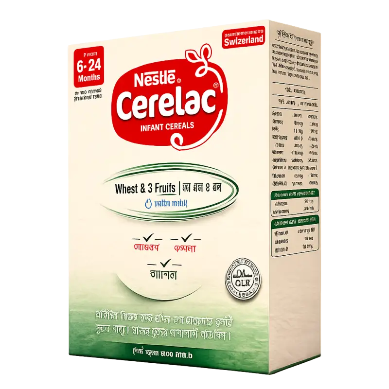 Nestlé Cerelac Wheat & 3 Fruits Infant Cereal with Milk 350g