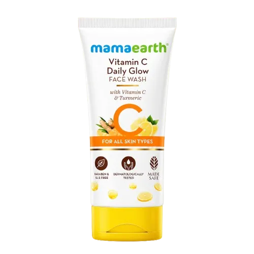 Mamaearth Vitamin C Face Wash with Vitamin C & Turmeric 100g