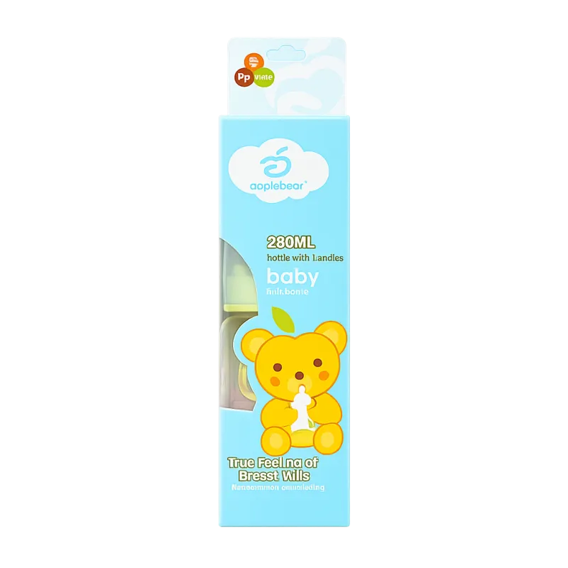 Apple Bear Baby Milk Bottle 280ml