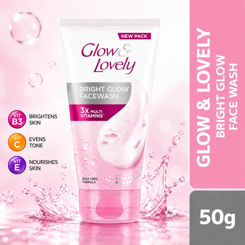 Glow & Lovely Facewash Bright Glow 50g