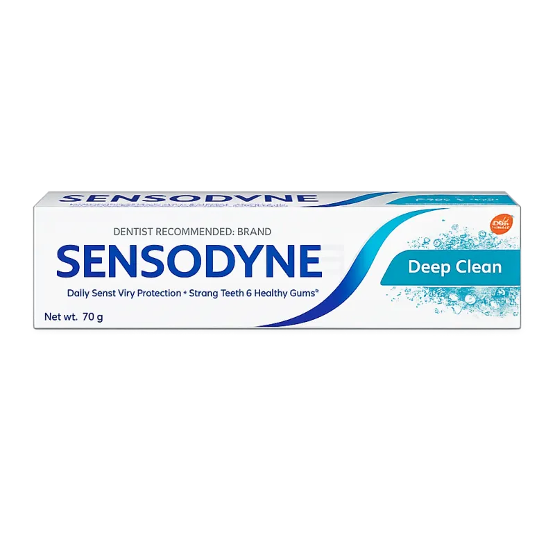 Sensodyne Deep Clean Sensitive Toothpaste 70g | Advanced Protection for Sensitive Teeth