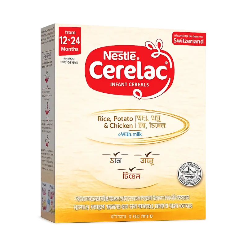 Nestlé Cerelac Rice, Potato & Chicken with Milk Infant Cereal 350g (12–24 Months)