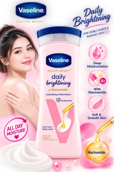 Vaseline Daly HeldthWhite Serum Lotion200ml-b